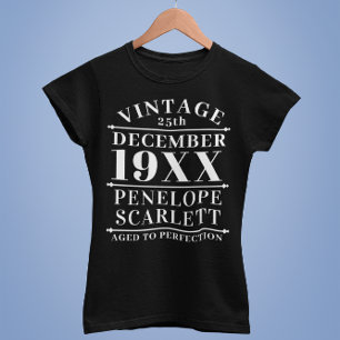 Personalisiertes Vintages Alter bis zur Perfektion T-Shirt