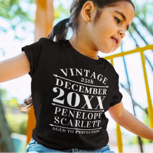 Personalisiertes Vintages Alter bis zur Perfektion T-Shirt