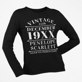 Personalisiertes Vintages Alter bis zur Perfektion T-Shirt