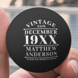 Personalisiertes Vintages Alter bis zur Perfektion Tischtennisball<br><div class="desc">Personalisiertes Vintages,  vollkommenes Design könnte ein gutes Geschenk für Ihre Freunde oder Familienmitglieder,  oder Sie können es selbst verwenden.</div>