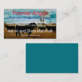 Personalisiertes Vintages Angus-Vieh Visitenkarte (Vorne/Hinten)