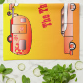 Personalisiertes Vintages Auto-und Handtuch (Gefaltet)