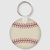 Personalisiertes Vintages Baseball Keychain-Gesche Schlüsselanhänger (Rückseite)
