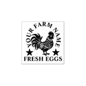 Personalisiertes Vintages (Bauernhof & Unterbringe Gummistempel (Prägung)