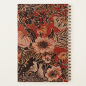 Personalisiertes Vintages botanisches Viktorianisc Notizblock (Rückseite)