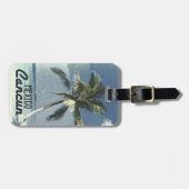 Personalisiertes Vintages Cancun Mexiko Reisen Kun Gepäckanhänger (Vorderseite horizontal)