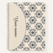 Personalisiertes Vintages Design Notizblock (Vorderseite)