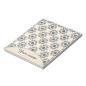 Personalisiertes Vintages Design Notizblock (Rotiert)