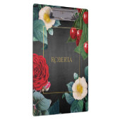 Personalisiertes Vintages Flora Elegante Klemmbrett (Rechts)
