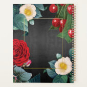 Personalisiertes Vintages Flora Elegante Planer (Rückseite)