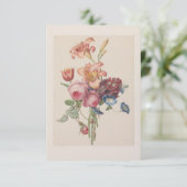 Personalisiertes Vintages Florenz Kunstvoll wander Dankeskarte (Stehend Vorderseite)