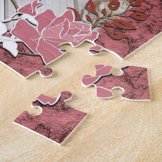 Personalisiertes, Vintages Foto Puzzle (Seite)