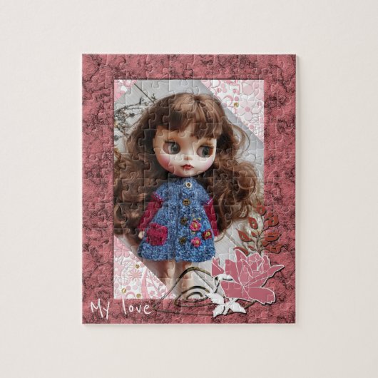 Personalisiertes, Vintages Foto Puzzle (Vertikal)