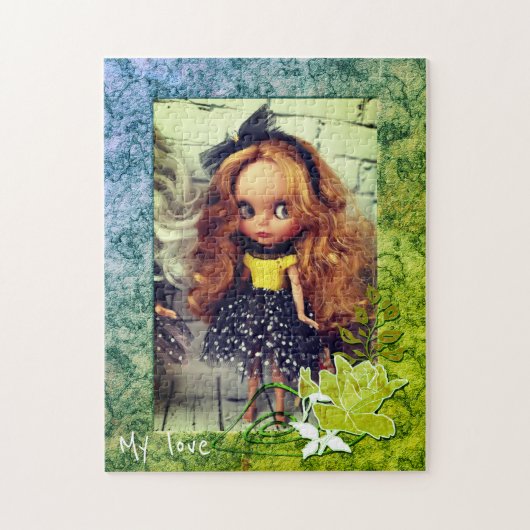 Personalisiertes, Vintages Foto Puzzle (Vertikal)