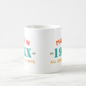 Personalisiertes Vintages Geburt Kaffeetasse (Mittel)