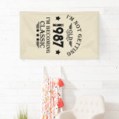 Personalisiertes Vintages Geburtstagsgeschenk Banner (Insitu)