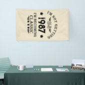 Personalisiertes Vintages Geburtstagsgeschenk Banner (Messeveranstaltung)