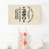 Personalisiertes Vintages Geburtstagsgeschenk Banner (Insitu)