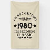 Personalisiertes Vintages Geburtstagsgeschenk Banner (Vertikal)