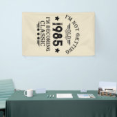 Personalisiertes Vintages Geburtstagsgeschenk Banner (Messeveranstaltung)
