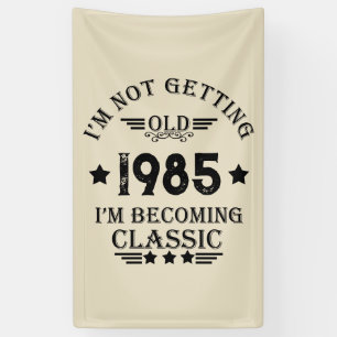 Personalisiertes Vintages Geburtstagsgeschenk Banner