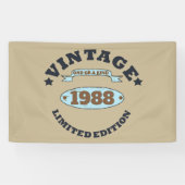 Personalisiertes Vintages Geburtstagsgeschenk Banner (Horizontal)