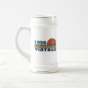 Personalisiertes Vintages Geburtstagsgeschenk Bierglas