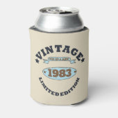 Personalisiertes Vintages Geburtstagsgeschenk Dosenkühler (Kanne Rückseite)