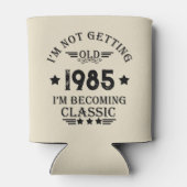 Personalisiertes Vintages Geburtstagsgeschenk Dosenkühler (Rückseite)