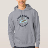 Personalisiertes Vintages Geburtstagsgeschenk Hoodie (Vorderseite)
