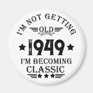 Personalisiertes Vintages Geburtstagsgeschenk Magnet