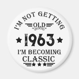 Personalisiertes Vintages Geburtstagsgeschenk Magnet