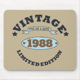 Personalisiertes Vintages Geburtstagsgeschenk Mousepad