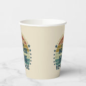 Personalisiertes Vintages Geburtstagsgeschenk Pappbecher (Links)
