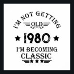 Personalisiertes Vintages Geburtstagsgeschenk Poster<br><div class="desc">Mit diesem Vintagen klassischen Geburtstagsgrafik-Design mit phantastischen Typografie-Schriftart-Schriftzeichen können Sie Ihrer Garderobe-Kollektion etwas Originalität hinzufügen. Es ist ein großartiges Geschenk für Männer, Frauen, Ehemänner, Ehefrau, Freundin und einen Freund, der dieses einzigartige Kunstwerk Liebe geben wird. Das beste und lustigste Urlaubsgeschenk für Ihr Party zum Geburtstag. Wenn Ihnen dieses Kunstwerk gefällt,...</div>