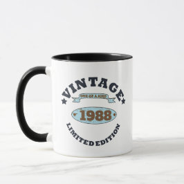 Personalisiertes Vintages Geburtstagsgeschenk Tasse