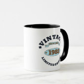 Personalisiertes Vintages Geburtstagsgeschenk Tasse (VorderseiteRechts)