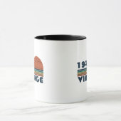 Personalisiertes Vintages Geburtstagsgeschenk Tasse (Zentrum)