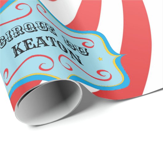 Personalisiertes Vintages Geschenkpapier (Rolleneckpunkt)