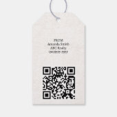 Personalisiertes Vintages Halloween Geschenkanhänger (Rückseite)