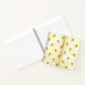 Personalisiertes Vintages HonigbienenNotebook Notizblock (Innenseite)