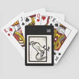 Personalisiertes Vintages Hühnerrooster Spielkarten