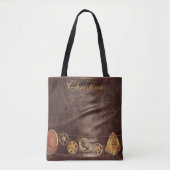 Personalisiertes Vintages Lederdesign Tasche (Vorderseite)