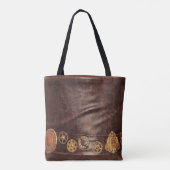 Personalisiertes Vintages Lederdesign Tasche (Rückseite)