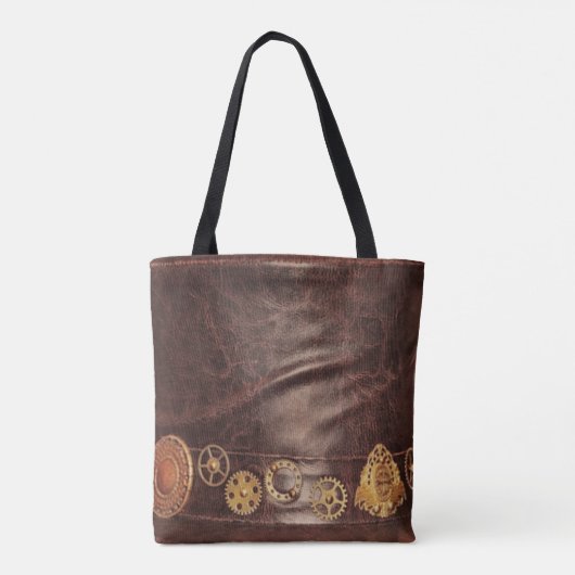 Personalisiertes Vintages Lederdesign Tasche (Rückseite)