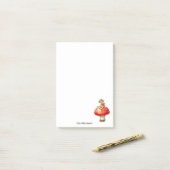 Personalisiertes Vintages Märchendienzimmer Post-it Klebezettel (Auf Schreibtisch)