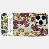 Personalisiertes Vintages Muster Case-Mate iPhone Hülle (Rückseite (Horizontal))