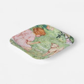 Personalisiertes Vintages Osterklumpen Pappteller (Gewinkelt)