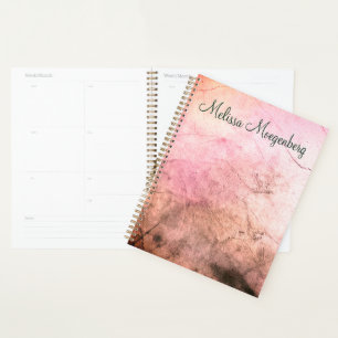 personalisiertes "Vintages Papier" Planer