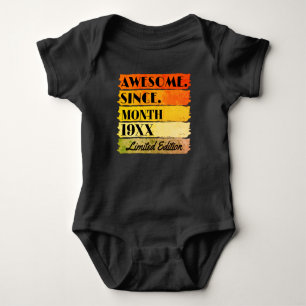 Personalisiertes Vintages Phantastisch seit dem Ge Baby Strampler